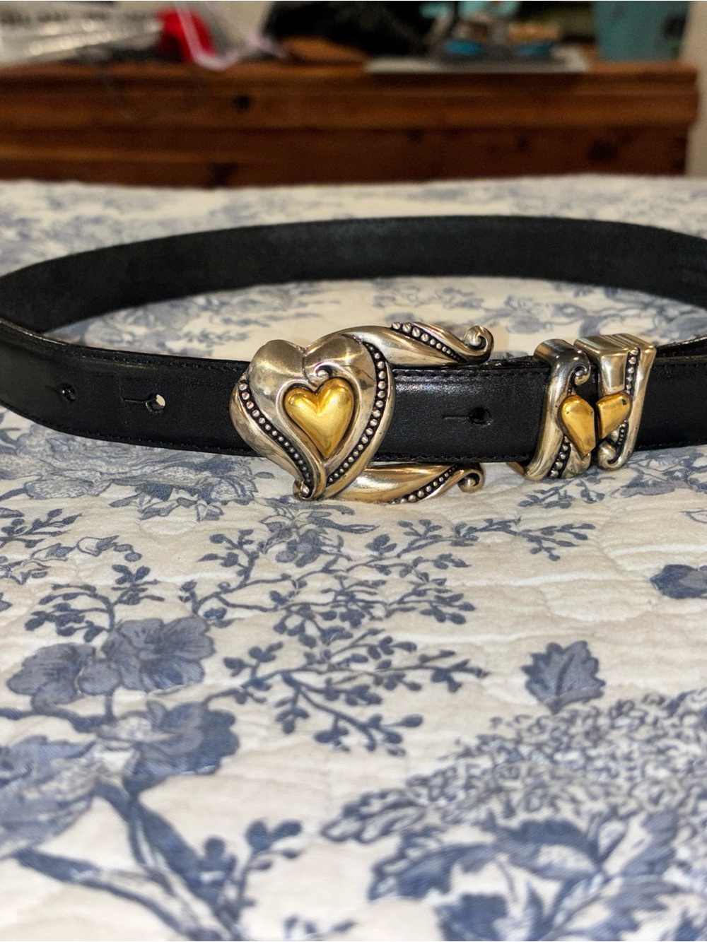 Brighton Heart Buckle Leather Belt